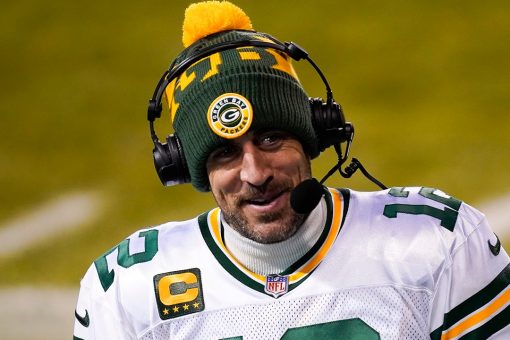 Aaron Rodgers confirms he was spotted riding in the back of pickup truck, flashing case of beer