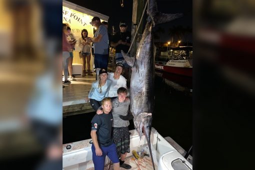 Florida anglers catch record-breaking swordfish that weighs 767 pounds