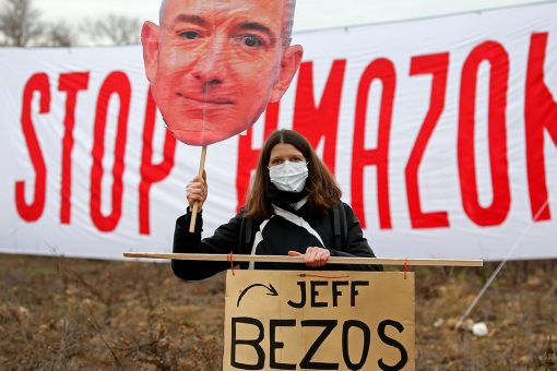 French citizens protest against Amazon for small town facility, ‘precarious’ workers rights