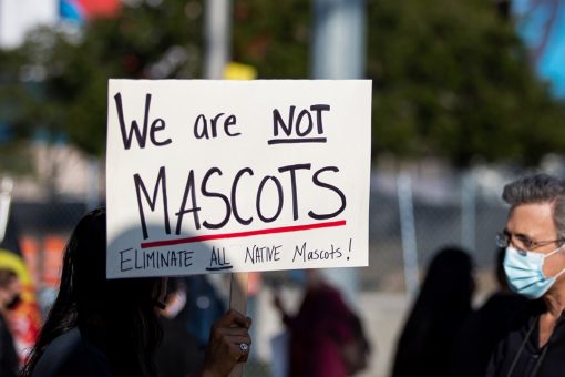 Super Bowl protesters demand Kansas City Chiefs ditch name, tell fan there’s ‘no such thing’ as America