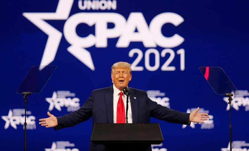 Trump slams Democrats’ war on women’s sports in CPAC speech