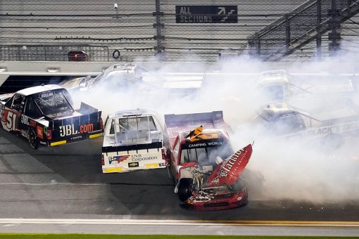 Ben Rhodes wins wild Daytona NASCAR Camping World Truck Series race
