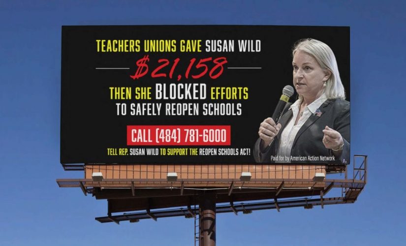 Pro-GOP group targets House Democrats with billboards near shuttered schools