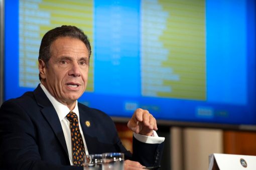 Celebrity salute to Andrew Cuomo at Emmy ceremony draws mockery: ‘How embarrassing’