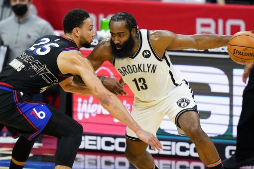 Embiid, Simmons lead 76ers past short-handed Nets 124-108