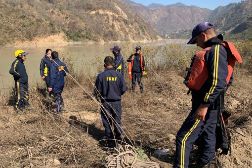 Rescuers in India digging for 37 trapped in glacier flood