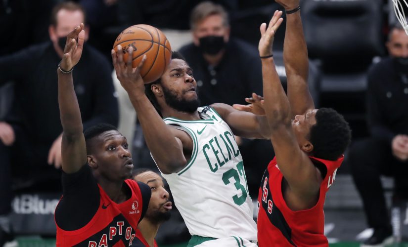 Ojeleye scores career-high 24, Celtics down Raptors 120-106