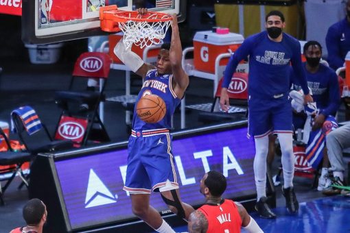 Knicks send Rockets to fifth straight loss with 121-99 win