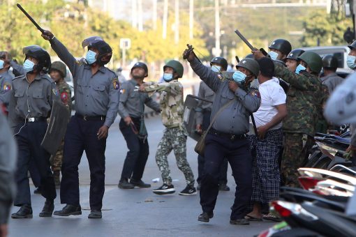 Burma security forces continue protest intimidation, US embassy authorizes voluntary evacuation