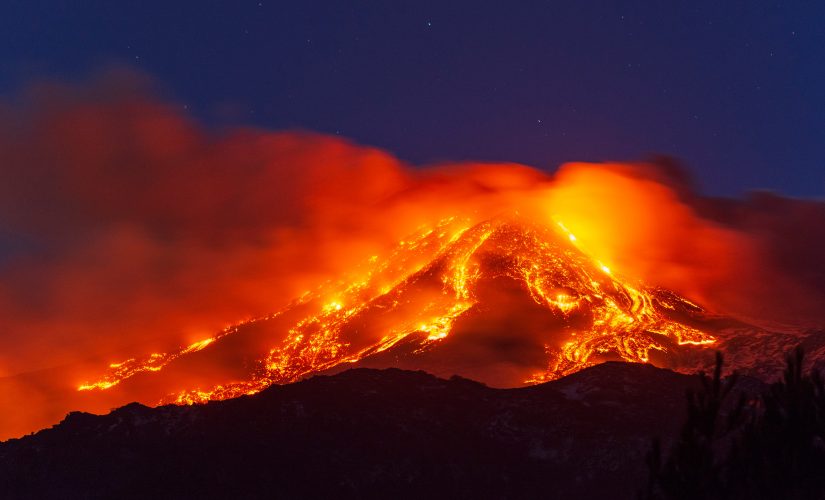 Mount Etna in Italy erupts twice in 48 hours, photos show