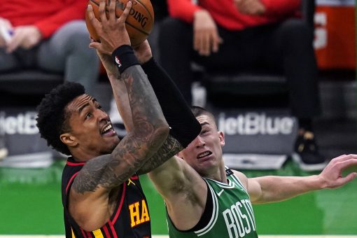 Young scores 40, Hawks end skid, slip by Celtics 122-114