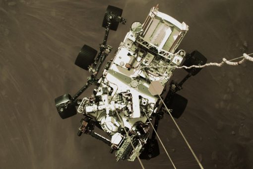 NASA leaves hidden message on parachute of Mars rover