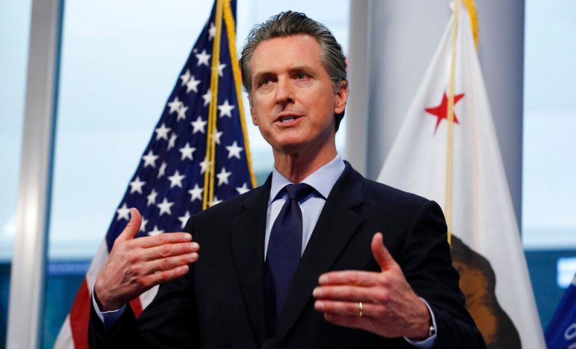 Newsom holds first in-person press conference since March as recall nears threshold