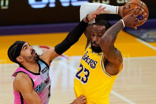 Heat hold off depleted Lakers 96-94 in NBA Finals rematch