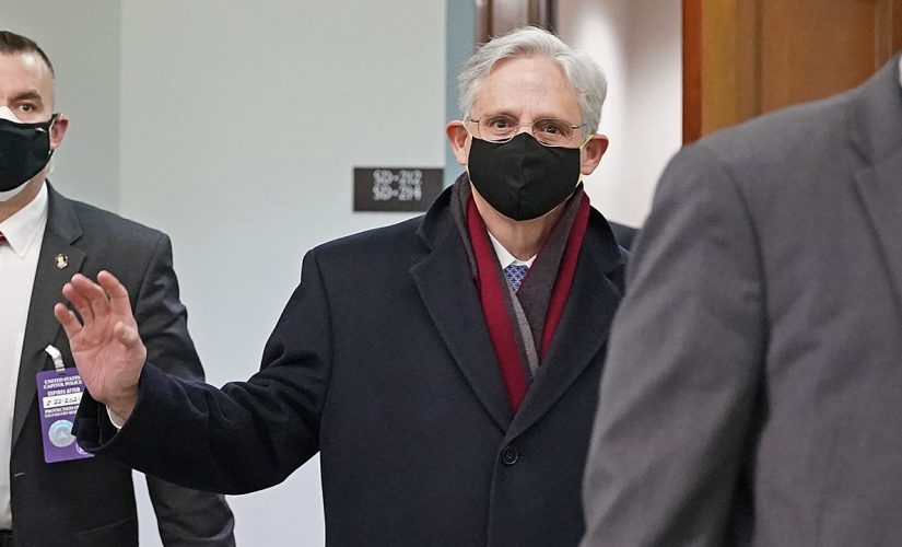 Garland gets emotional at hearing, chokes up talking about his family and anti-Semitism