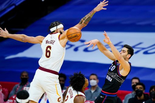 Sexton, Garland help Cavaliers upset 76ers 112-109 in OT