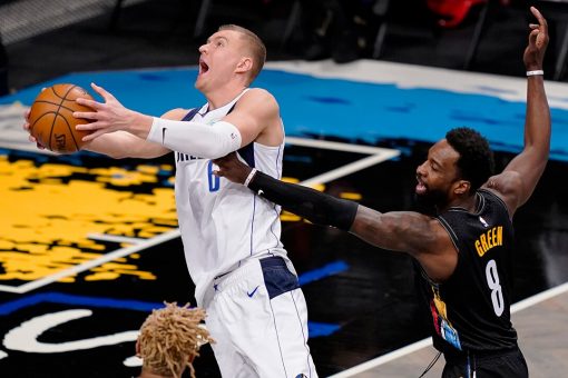 Mavs end Nets’ 8-game run as Porzingis returns, Irving sits