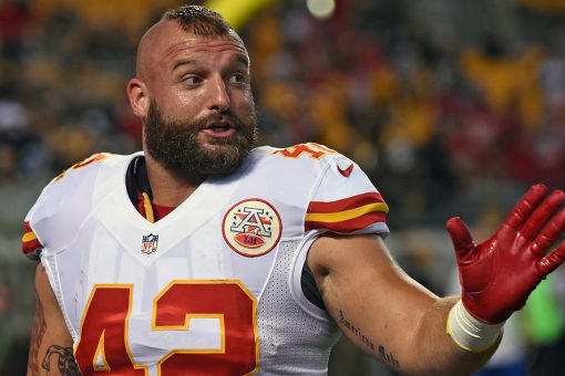 Chiefs fullback Anthony Sherman’s truck casualty of prank war, but for good cause