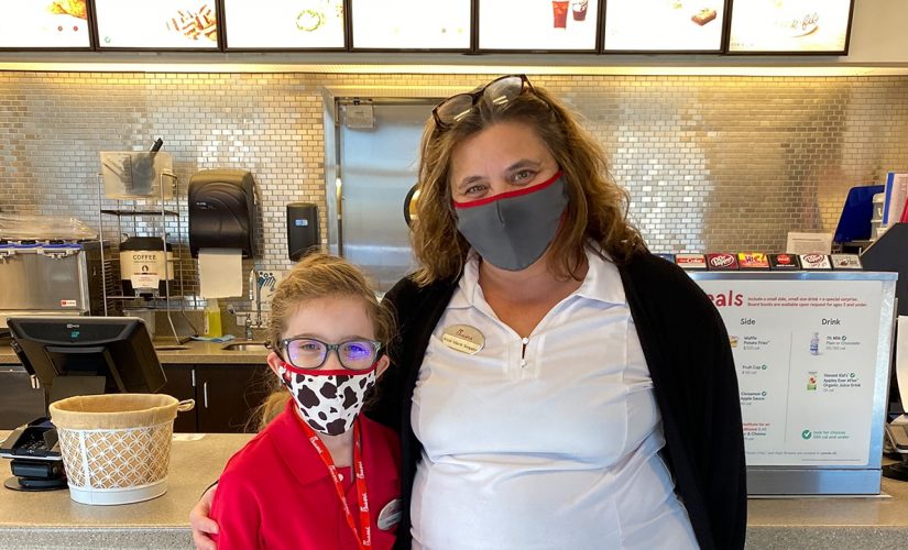 Florida girl wears Chick-fil-A uniform to ‘heroes’ day at school, becomes honorary employee