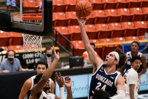 Timme’s late spark lifts No. 1 Gonzaga past Pacific 76-58