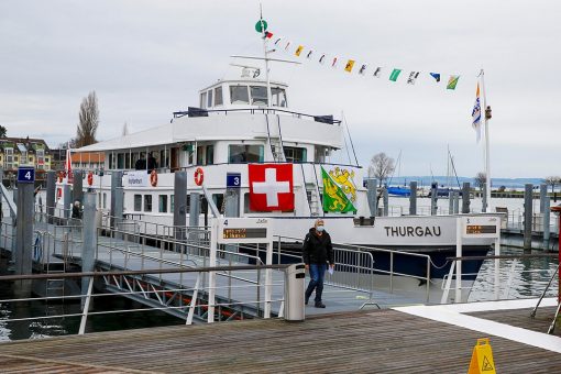 Empty cruise ship becomes COVID-19 vaccine center in Switzerland