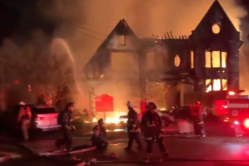 Massive fire engulfs home near DC’s Embassy Row; firefighter hurt