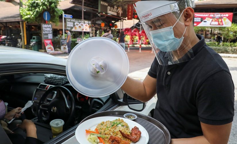 Malaysian restaurant offers drive-in dining inspired by airline meals