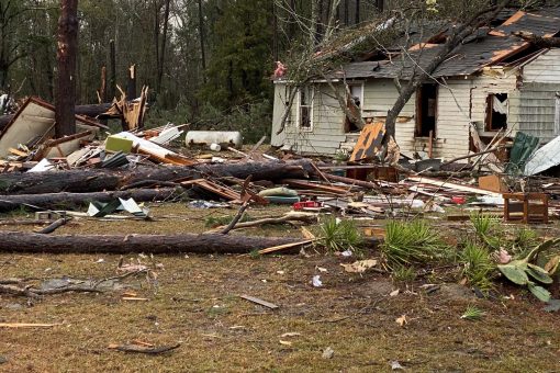 ‘Extremely dangerous’ tornado rips through Georgia