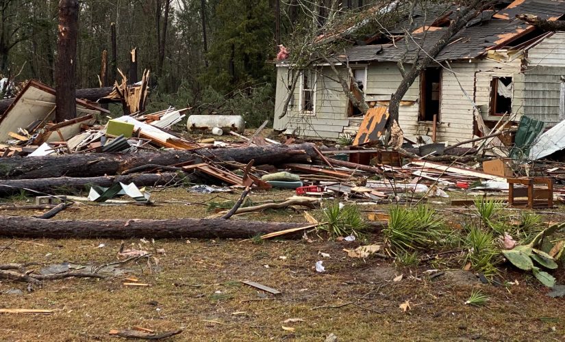 ‘Extremely dangerous’ tornado rips through Georgia