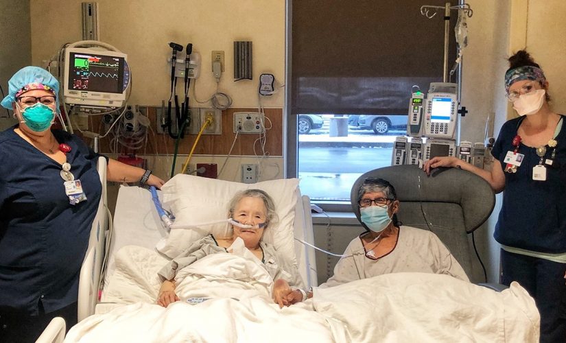 Illinois couple fighting coronavirus treated to ‘dinner date’ by hospital staff: ‘Always inseparable’