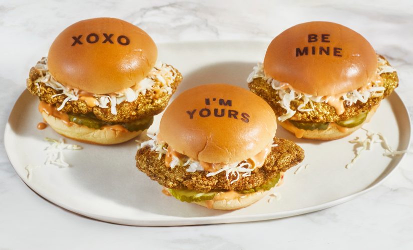 You can now send chicken sandwiches embossed with ‘custom love notes’ for Valentine’s Day