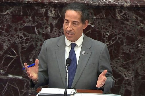 Graphic new footage, Trump’s own words dominate the impeachment trial