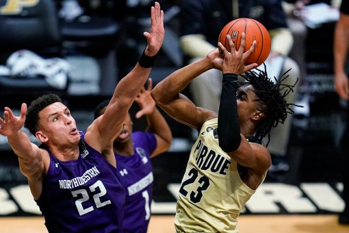 Ivey leads No. 24 Boilermakers past Northwestern 75-70