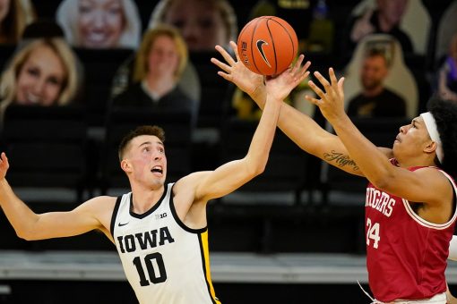 Wieskamp leads No. 15 Iowa to 79-66 win over No. 25 Rutgers