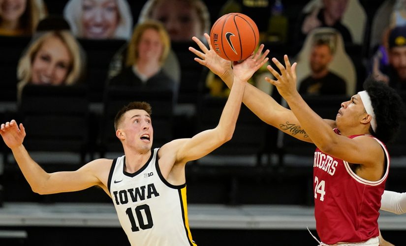 Wieskamp leads No. 15 Iowa to 79-66 win over No. 25 Rutgers