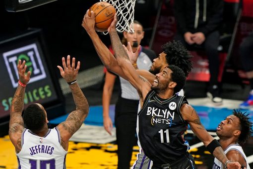 Nets use balanced scoring to send Kings to 8th straight loss