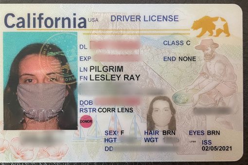 California woman’s new ID has photo of her wearing a mask