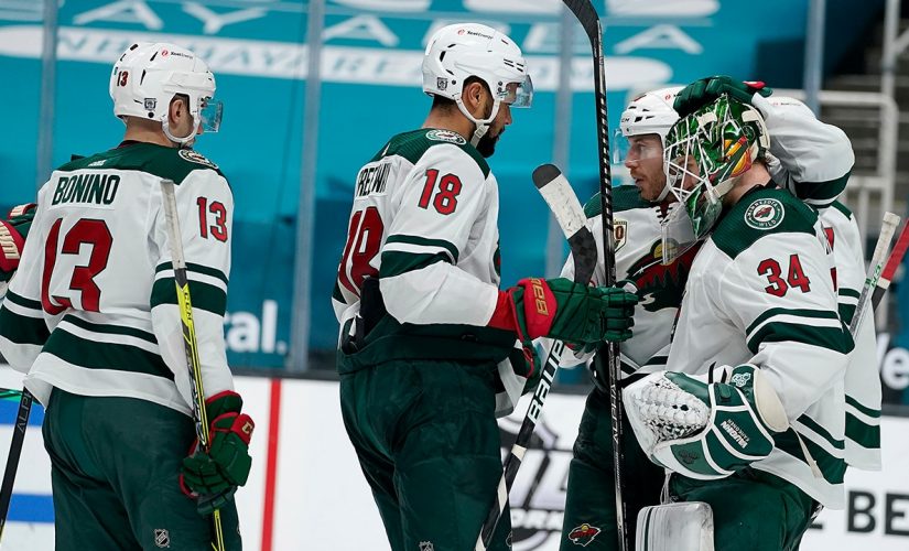 Wild beat Sharks 6-2 for third win in a row