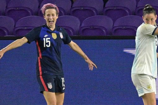 Rapinoe-led US beats Argentina 6-0 to win SheBelieves Cup