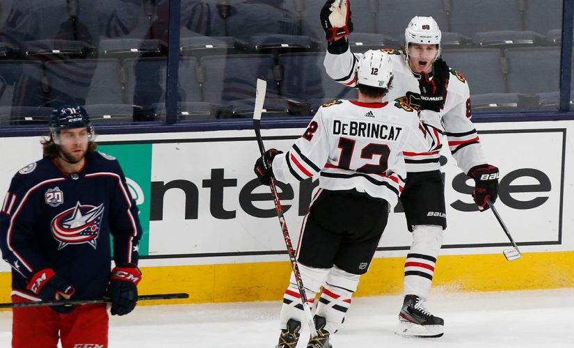 Kane’s 399th goal pushes Blackhawks past Blue Jackets 2-0