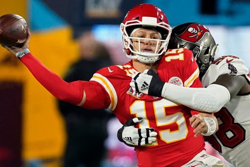 Chiefs’ Patrick Mahomes ran for nearly 500 yards in Super Bowl LV loss to Buccaneers
