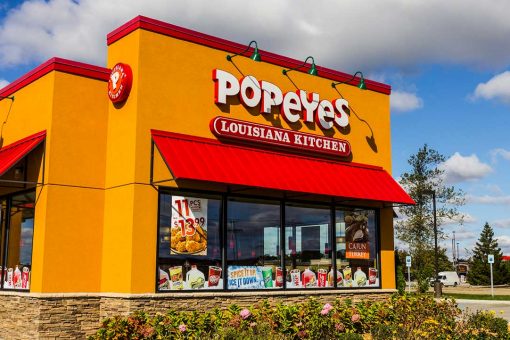 Popeyes decorated New Orleans restaurants with Mardi Gras floats despite parade shutdown