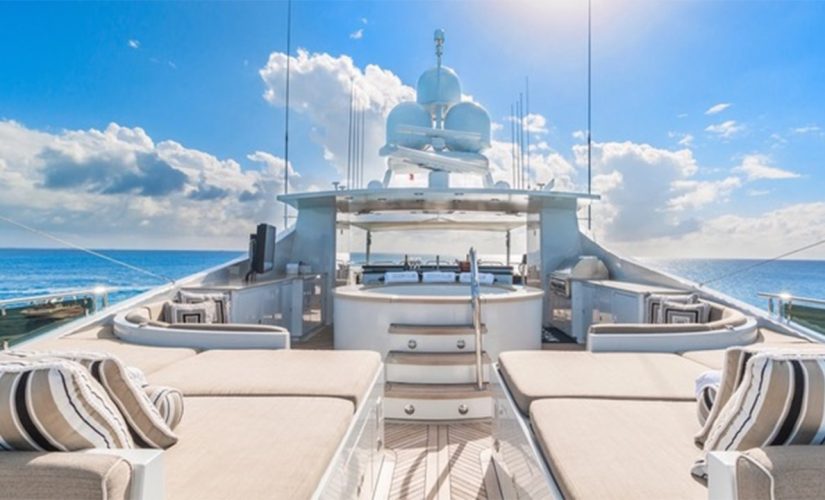 Travel companies offering Super Bowl package with private jet transportation, viewing on superyacht