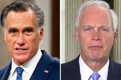 Sen. Ron Johnson shows frustration with Sen. Mitt Romney during impeachment vote