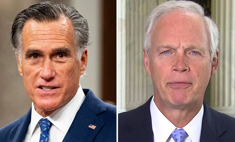 Sen. Ron Johnson shows frustration with Sen. Mitt Romney during impeachment vote