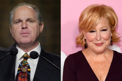 Bette Midler mocks Rush Limbaugh with KKK comparison less than a week after his death