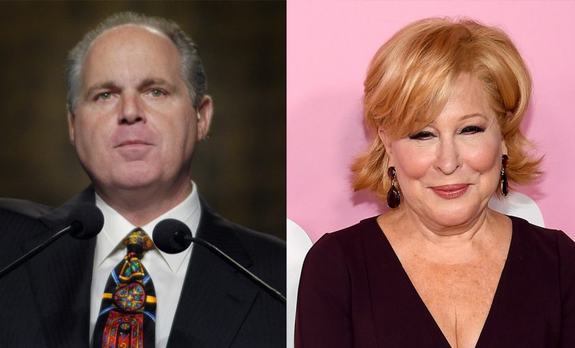 Bette Midler mocks Rush Limbaugh with KKK comparison less than a week after his death