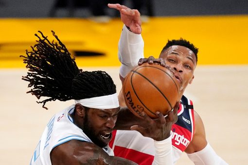 Wizards win 5th straight, hold off Lakers 127-124 in OT