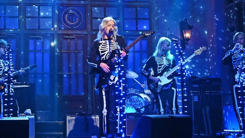 Phoebe Bridgers smashing her guitar on ‘SNL’ called out: ‘That seemed extra’