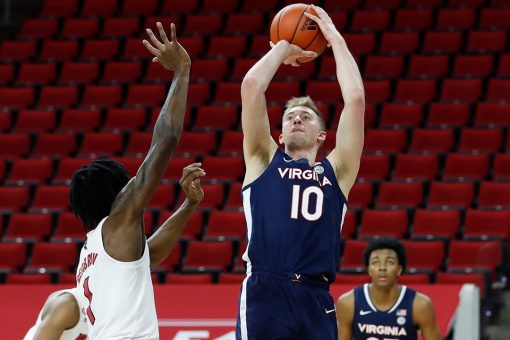 Hauser, Murphy lead No. 14 Virginia past NC State, 64-57